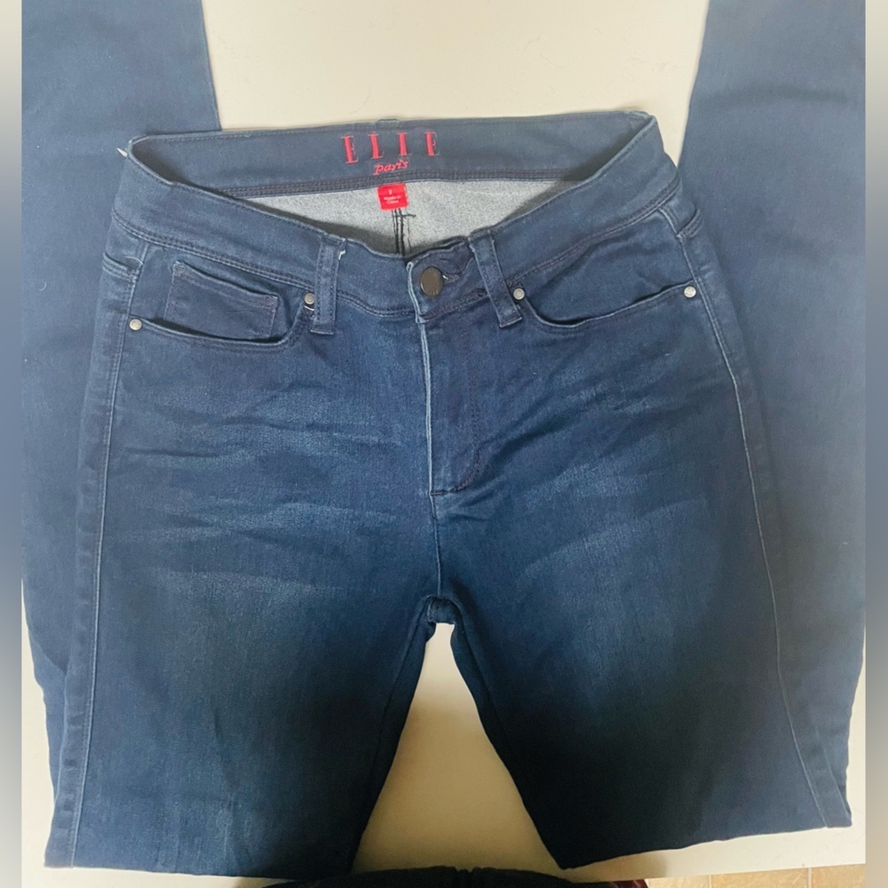 ELLE Women’s Jeans – Dark wash, mid-rise - Picture 3 of 5
